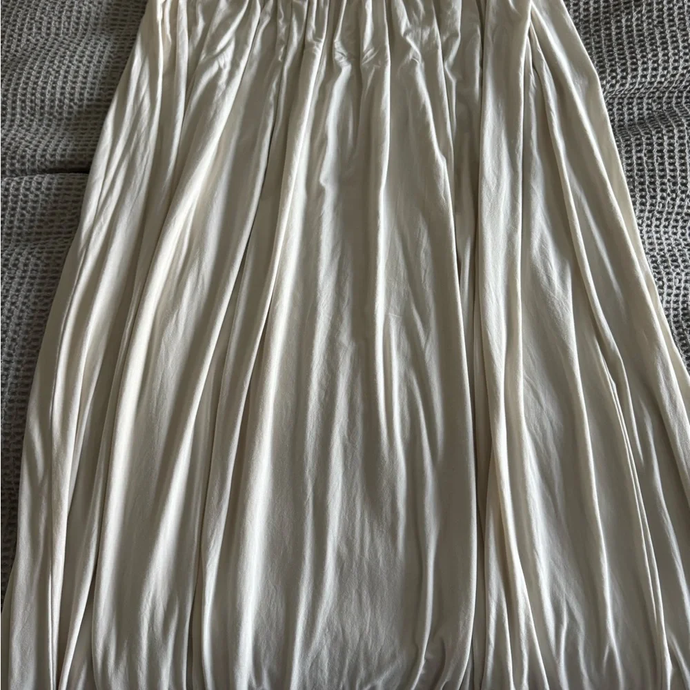 LULULEMON 2-1 Maxi Skirt Dress Light Ivory Large EUC / Worn 2x No Flaws - Picture 8 of 13